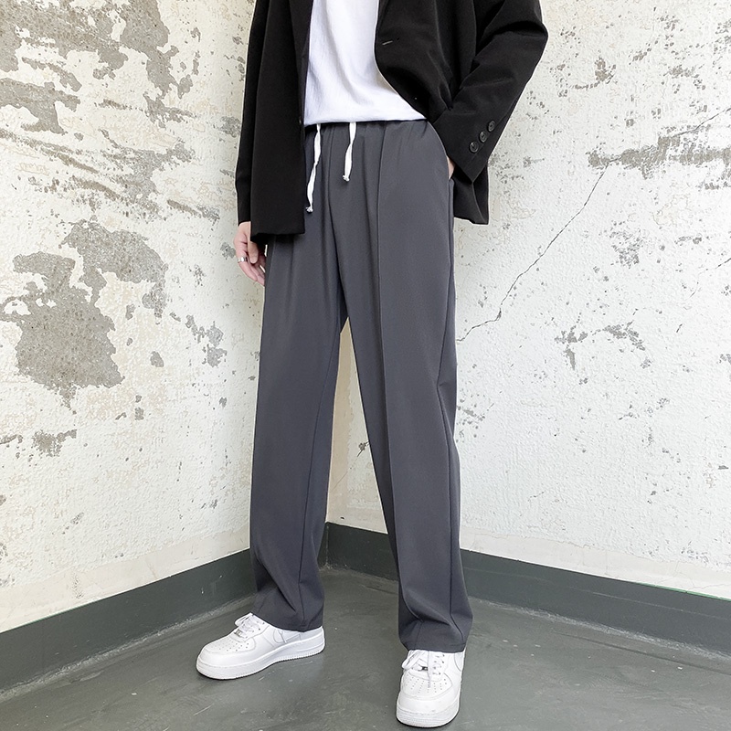 Quần Âu Nam Phối Gân Rút Dây Trơn Màu Thời Trang MixxMen QUAN NAM 116V3