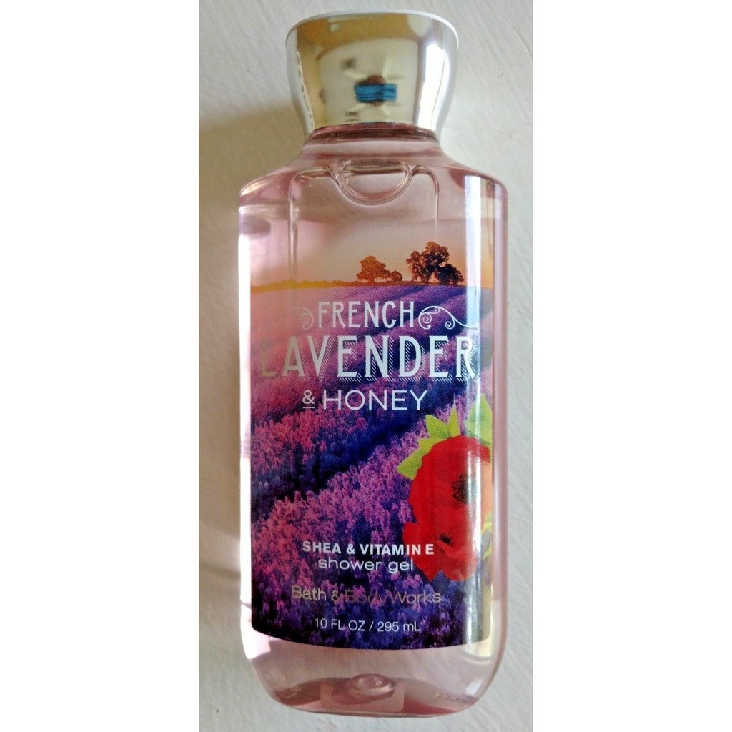 Sữa tắm Bath & Body Works - French Lavender & Honey - Shea & Vitamin E Shower Gel 295mL