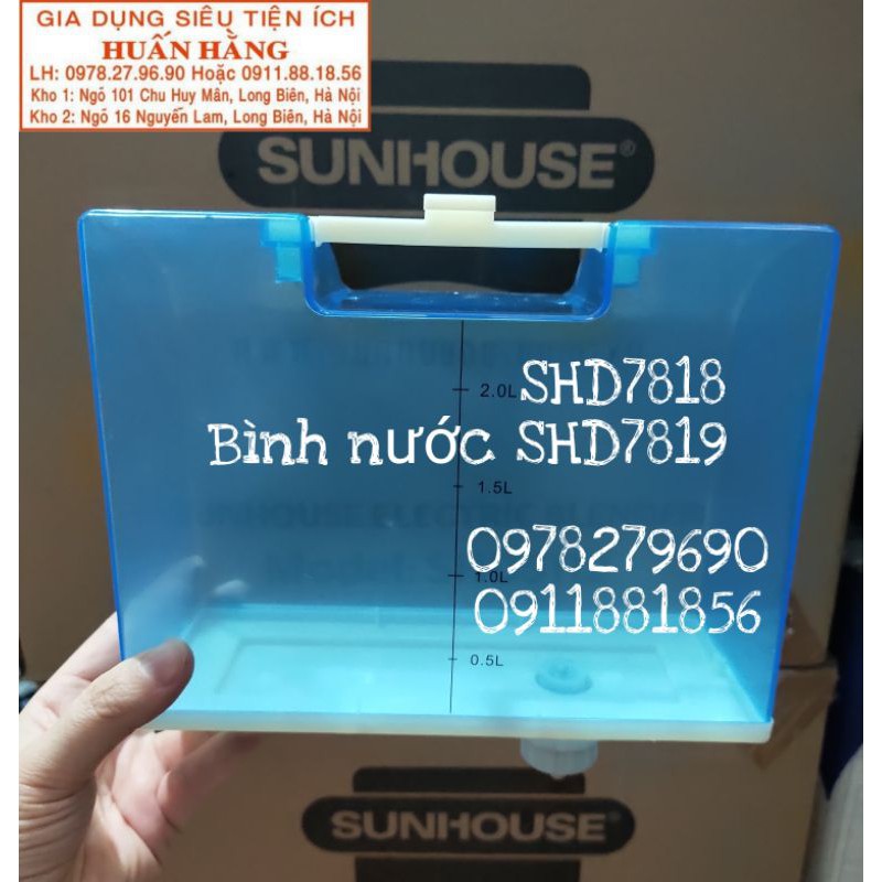 BÌNH NƯỚC QUẠT PHUN SƯƠNG SUNHOUSE SHD7818 SHD7819