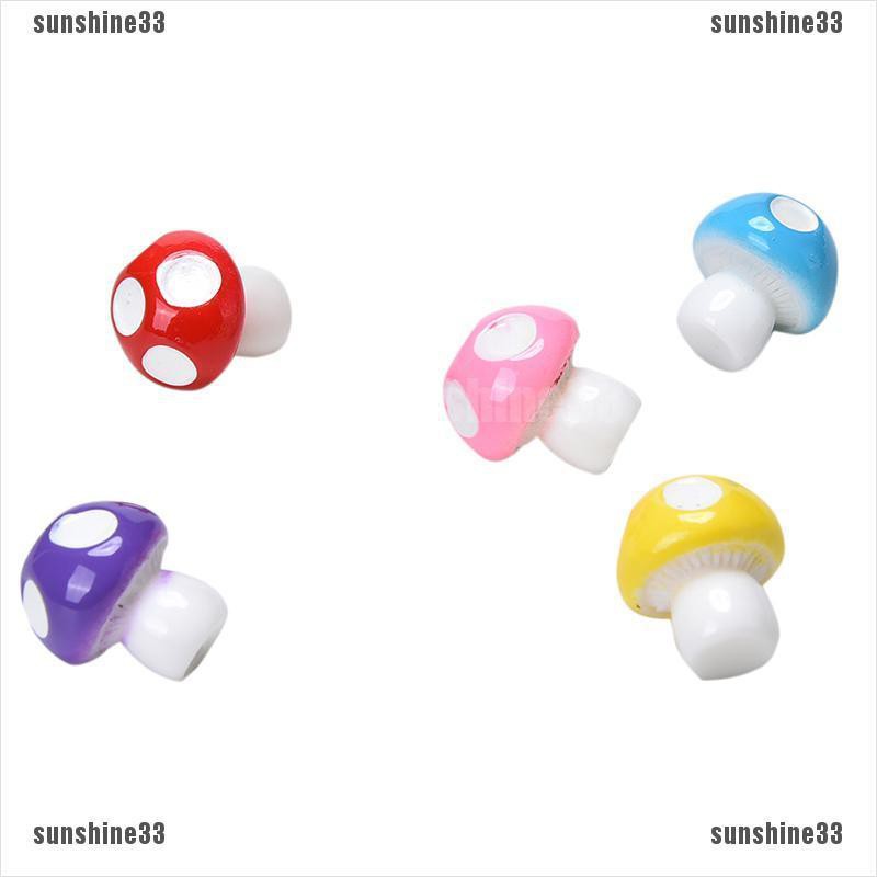 Set 10 / 20 Nấm Mini Dễ Thương Dùng Để Trang Trí Vườn Cây