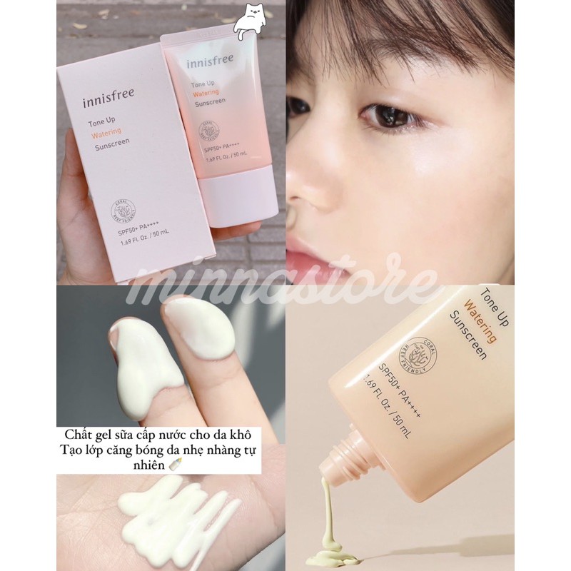 Kem Chống Nắng Innisfree Tone Up Watering Sunscreen