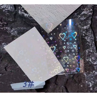 Sticker cầu vồng dán móng