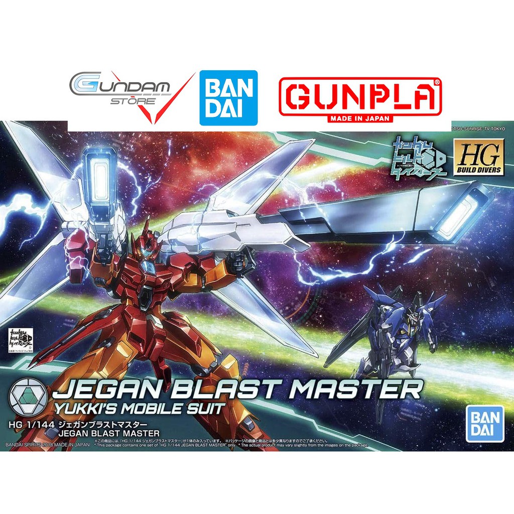 Gundam Bandai Hg Jegan Blast Master 1/144 Build Divers Hgbd Mô Hình Nhựa Đồ Chơi Lắp Ráp Anime Nhật