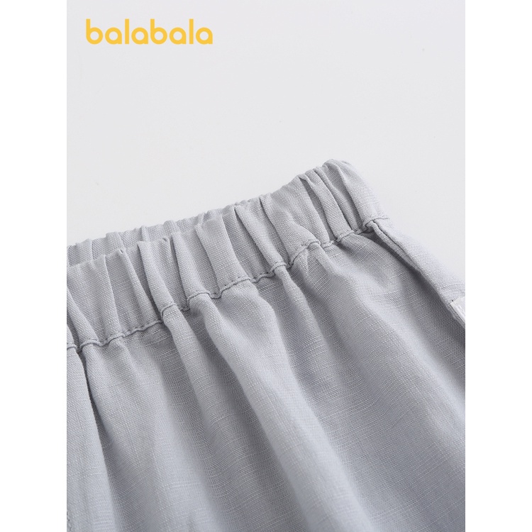 (0-3 tuổi) Quần sooc bé trai hãng BALABALA màu ghi xám hoặc xanh than 200221110103