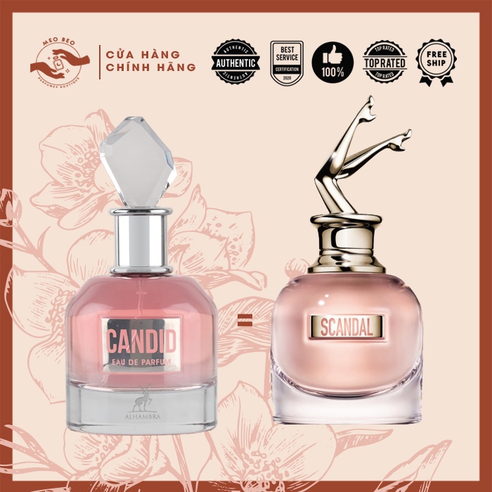 🐈𝒎𝒆𝒐𝒃𝒆𝒐𝒕𝒉𝒐𝒎𝒕𝒉𝒐🐈Nước hoa C a n d i d EDP nước hoa nữ quyến rũ thơm lâu 5/10ml