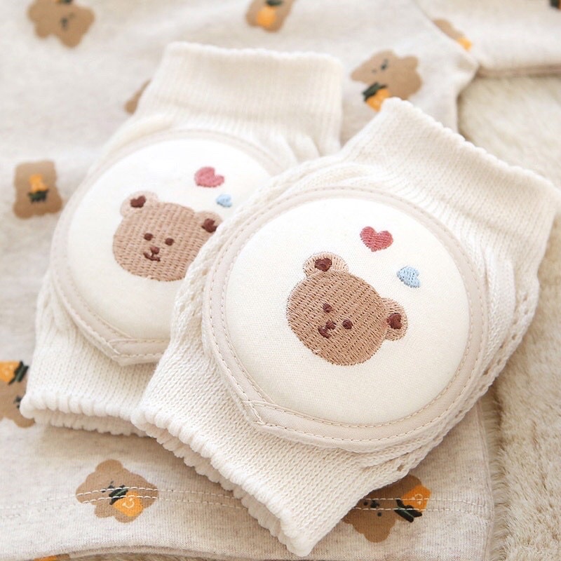 Tất bảo vệ đầu gối trẻ em cao cấp cho bé tập bò phong cách Hàn quốc, Suzy Baby