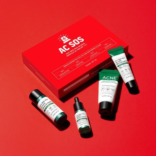 Set 4 Món Some By Mi AHA-BHA-PHA 30 Days Miracle AC SOS Kit