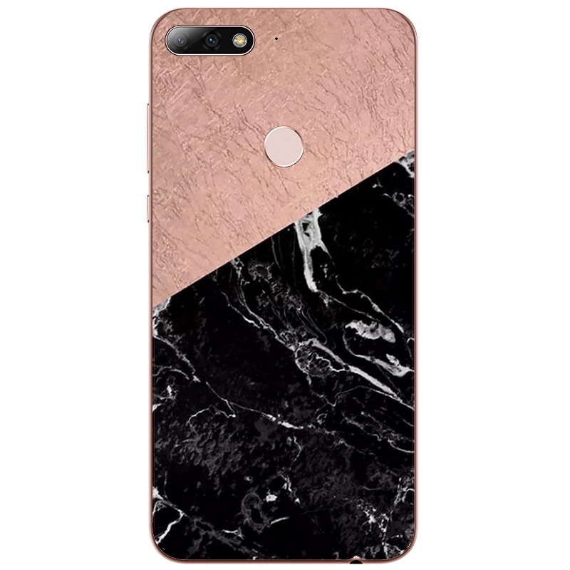 Black marble style Phone Case For ZTE Blade V7 V8 Lite Max Mini V9 V10 Vita silicone Cover