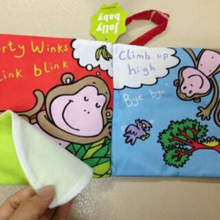 Sách vải My Monkey Book