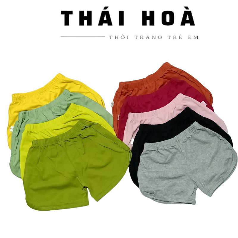 Quần đùi thun COTTON 4 CHIỀU quần đùi chục chất cotton xin cho bé 7-20kg