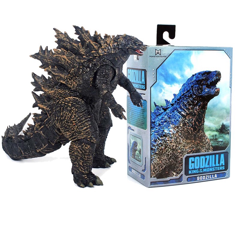 Mô hình NECA Godzilla 2019 SHM Ultraman màu xám có khớp cử động - figure Quái Vật King of the Monsters