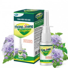 Xịt thông xoang Eugica – Hỗ trợ giảm viêm xoang mũi, viêm đường hô hấp trên, giảm nghẹt mũi (15ml)