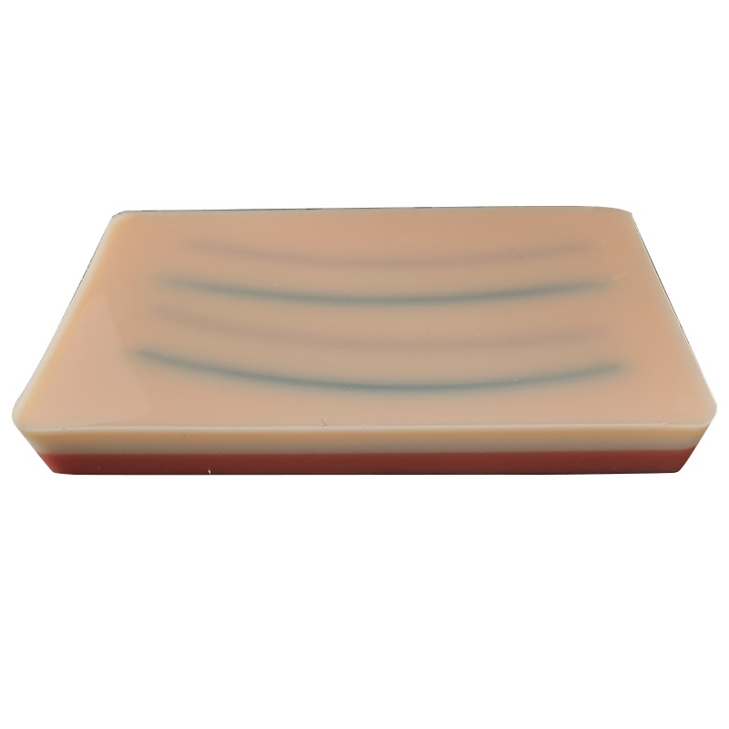 Mô hình tấm lót đào tạo tiêm Iv, Mô hình đào tạo khâu da người bằng silicon, Pad thực hành tiêm , 4 tĩnh mạch được gắn chặt