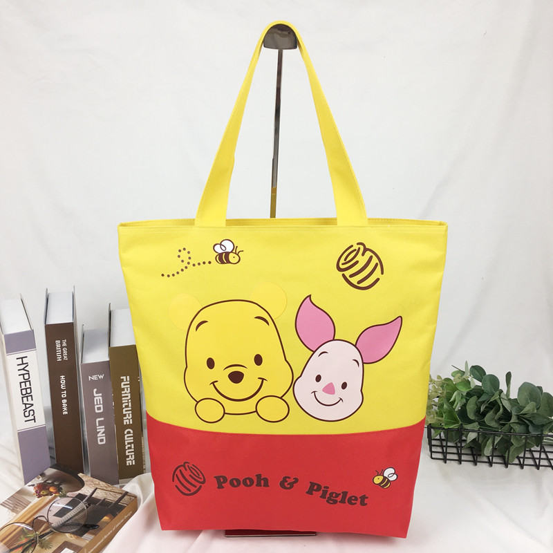 Túi tote Da PU Cỡ Lớn Họa Tiết Hoạt Hình Dễ Thương#604 KN3305