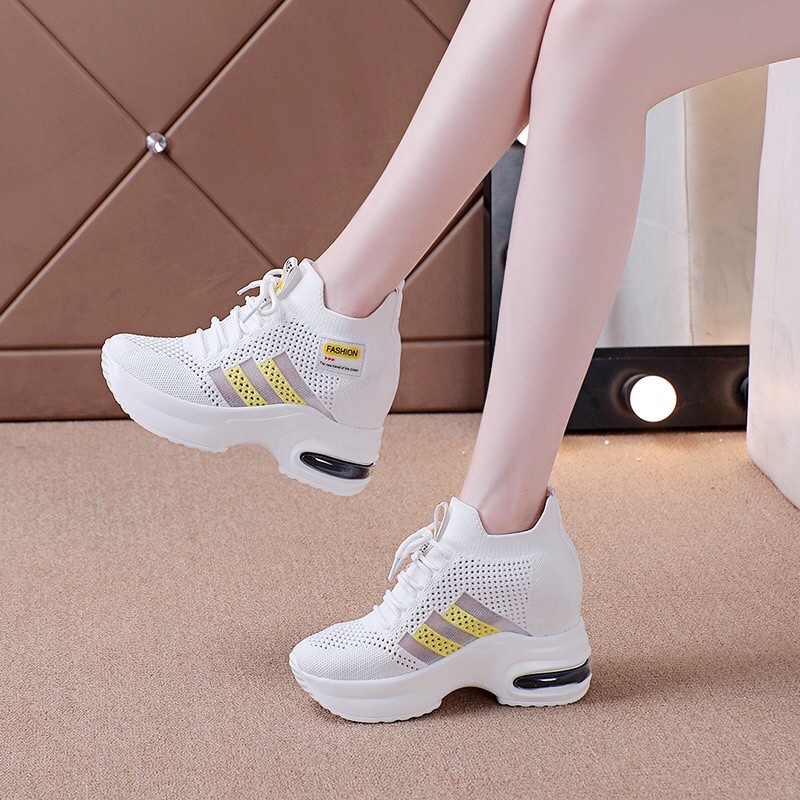 Giầy thể thao nâng gót 9 f giầy đế siêu nhẹ