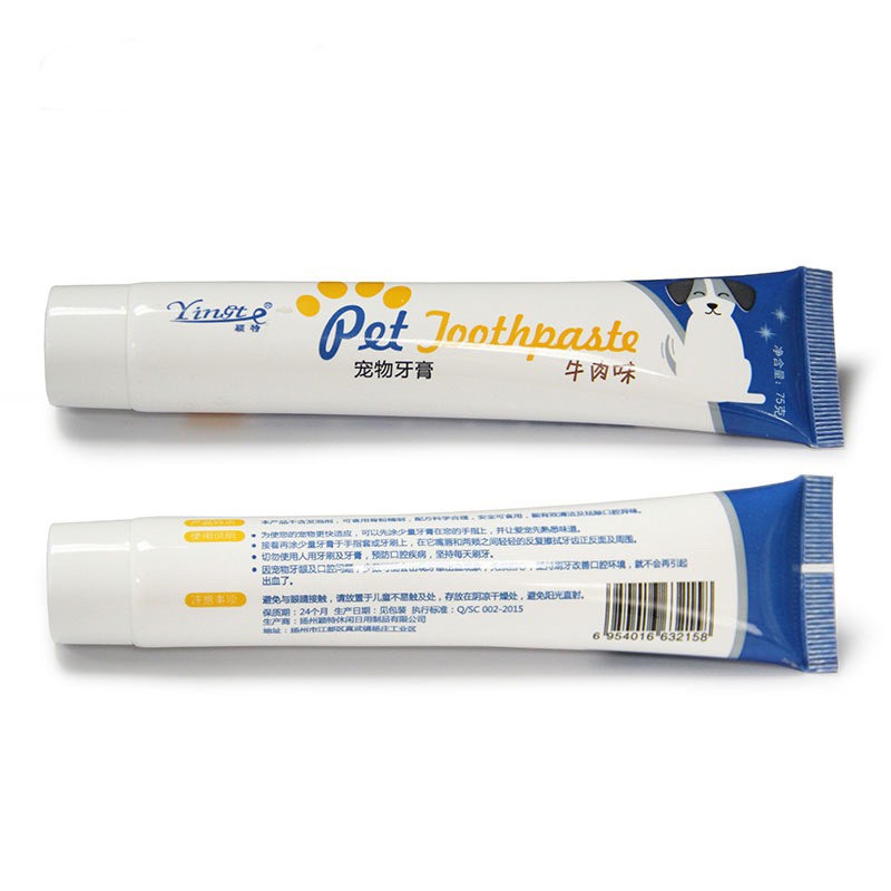 Bộ Đánh Răng Kem Đánh Răng Bàn Chải Đánh Răng Chó Mèo Pet Joothpaste
