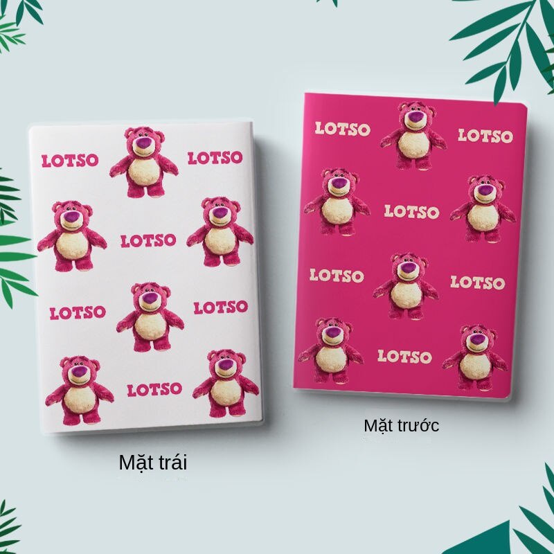 Sổ Tay Khổ A5 Tùy Chỉnh In Hình Gấu Dâu Tây Toy Story Dễ Thương Sáng Tạo