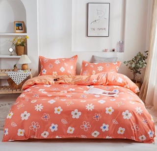 Set chăn ga gối cotton poly nhập