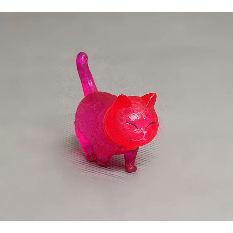 Mẫu mèo mập version trong suốt đặc biệt cho các bạn trang trí móc khóa, DIY