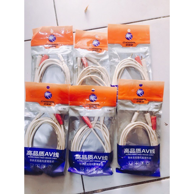 Dây 3ly ra 2 đầu Av 1,8m cao cấp