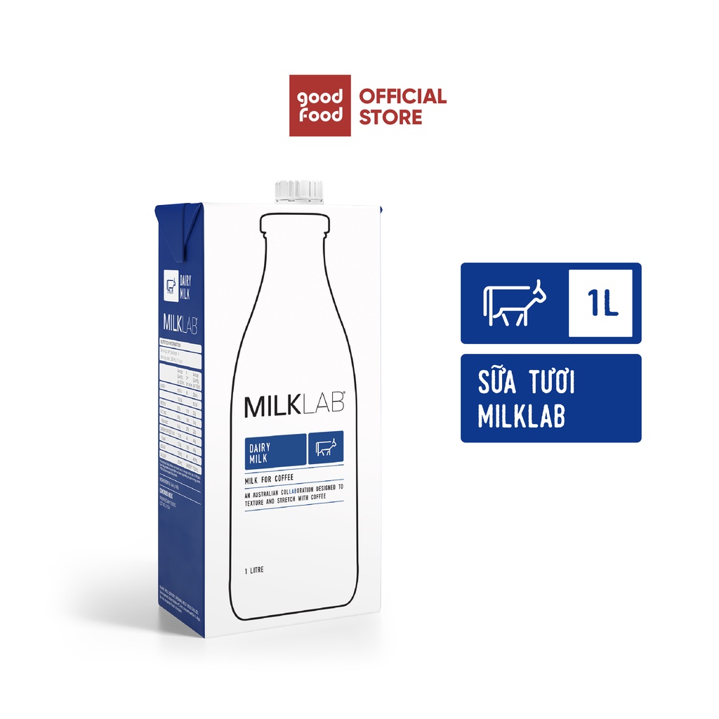 Sữa Tiệt Trùng Milklab nguyên kem 1l - 1 hộp