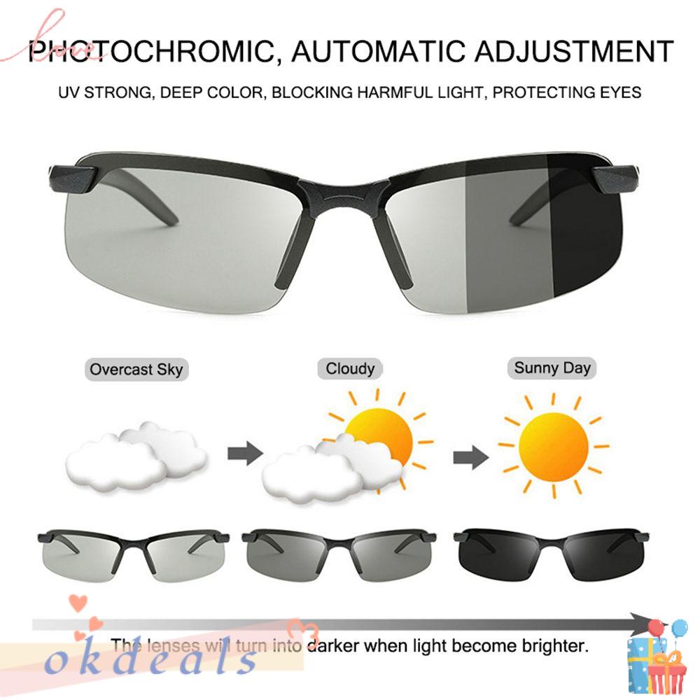 Kính Mát Phân Cực Chống Tia UV400 Dùng Khi Lái Xe/Cắm Trại/Leo Núi Cho Nam