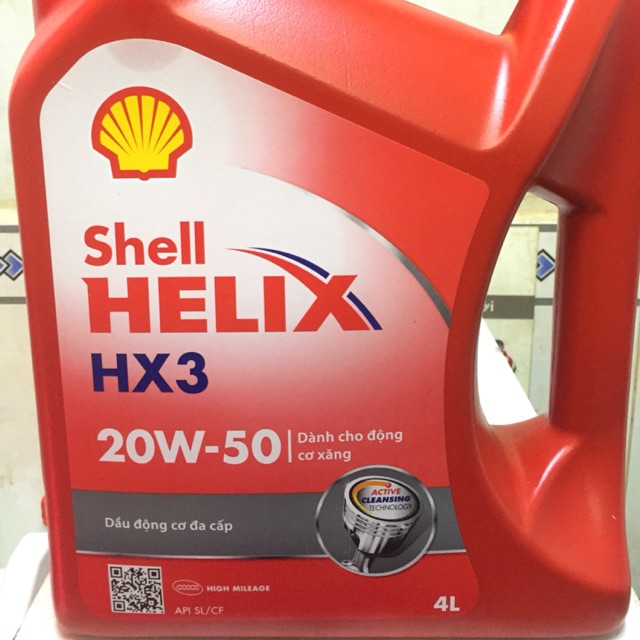 Nhớt Shell Helix HX3 20w50 4L