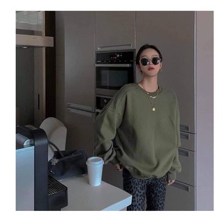 Áo sweater nỉ rêu
