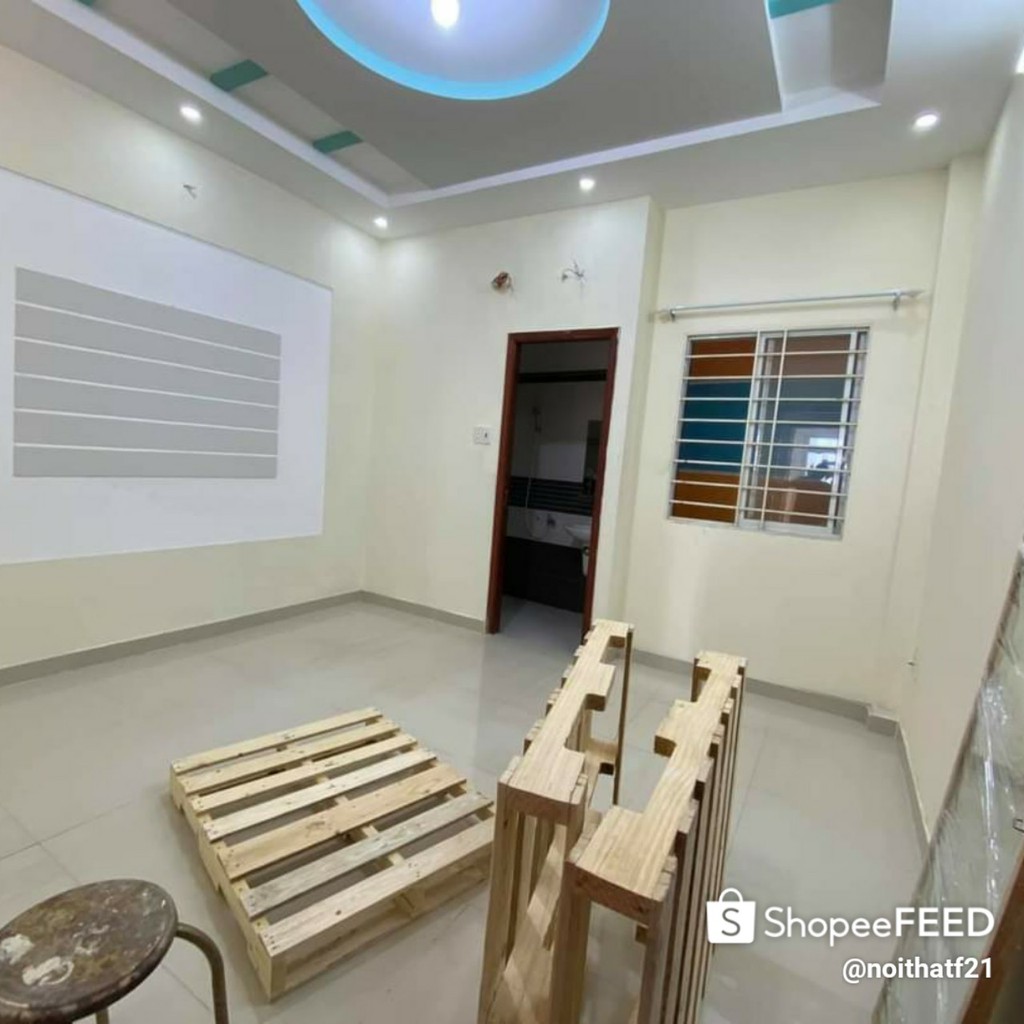 Giường pallet 1m6x2m 4 tấm có tặng pát sắt nối - Homevuive | BigBuy360 - bigbuy360.vn