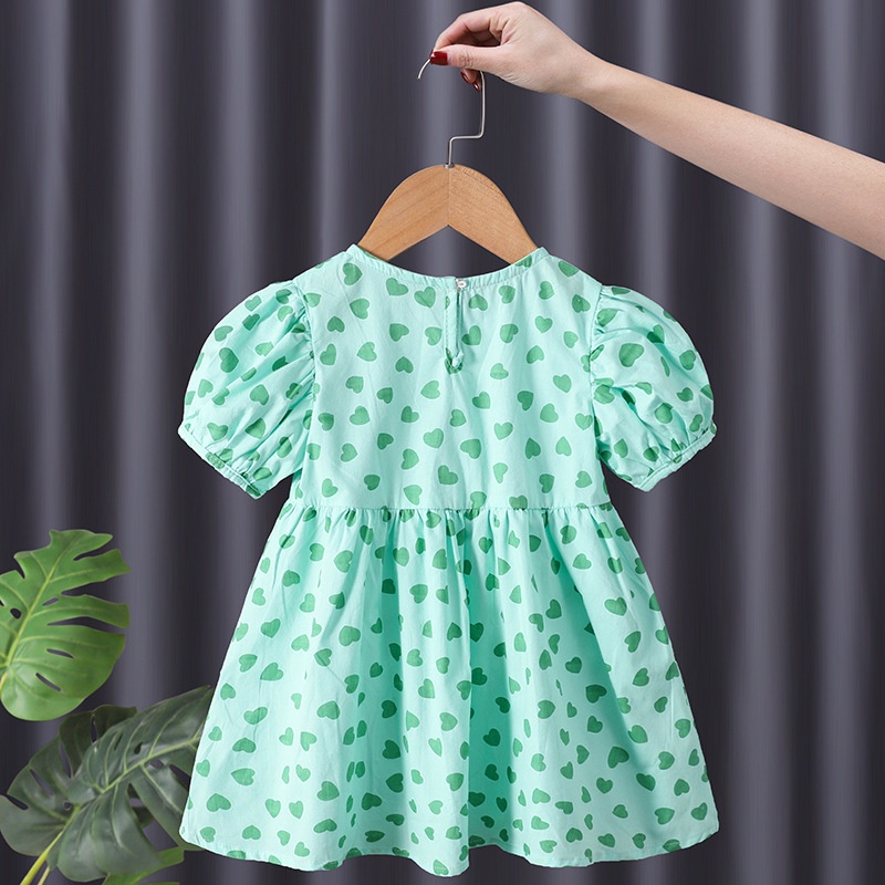 VT75 Size90-130 (9-27kg) Váy Đầm cho bé gái (Đầm suông vải thô Hàn Quốc) Thời trang trẻ Em hàng quảng châu