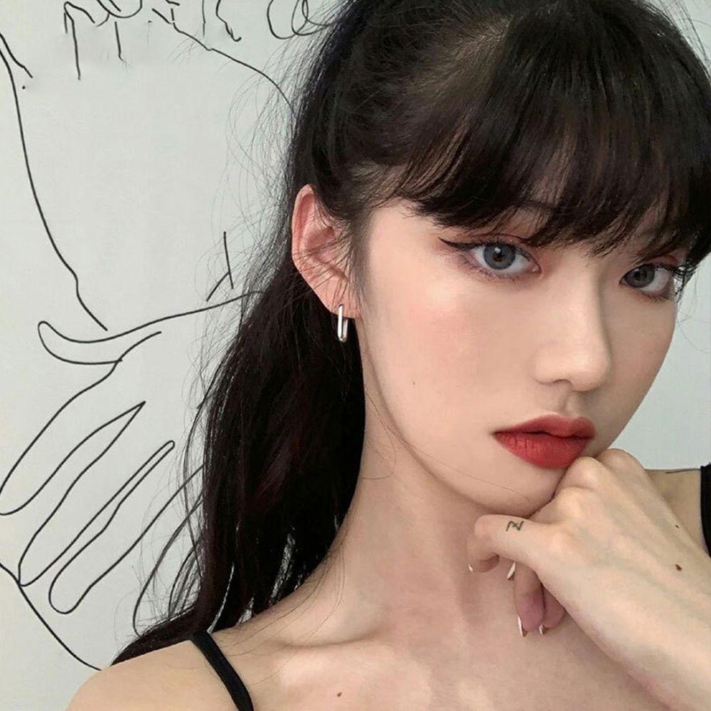 Bông Tai VANES1 Hình Vuông Bằng Đồng Đơn Giản Thời Trang Cho Nam Và Nữ