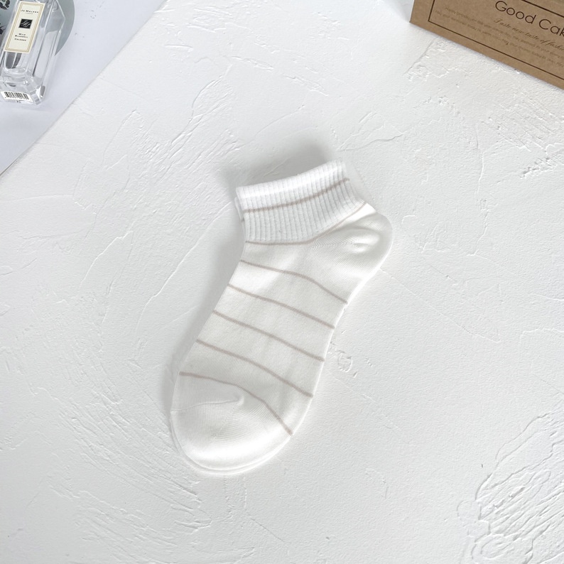 Vớ Cotton Cổ Thấp In Họa Tiết Gấu Hoạt Hình Thời Trang Xuân Hè Cho Nữ
