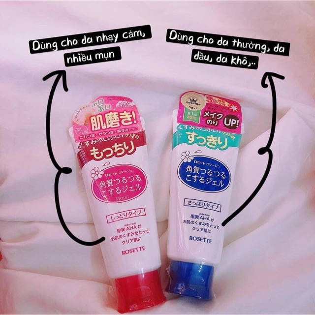 Tẩy da chết Rosette Nhật
