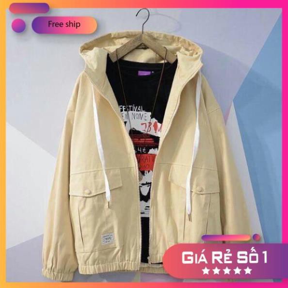 [ÁO KHOÁC NỮ,NAM] Áo Khoác Dù 2 Lớp Rain Siêu Cute Unisex Free Size Dưới 68kg AK10