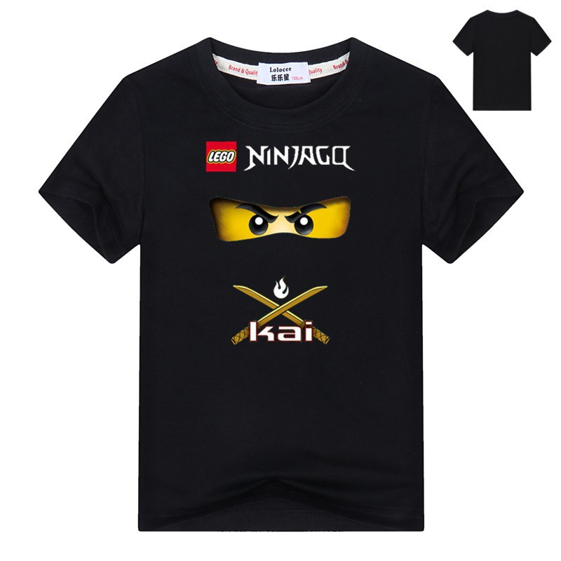 Áo thun tay ngắn in hình Ninjago dành cho bé