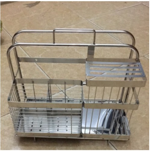 [ĐẸP - KHÔNG GỈ SÉT] Kệ để dao thớt inox xịn sò và các lựa chọn tiện dụng khác
