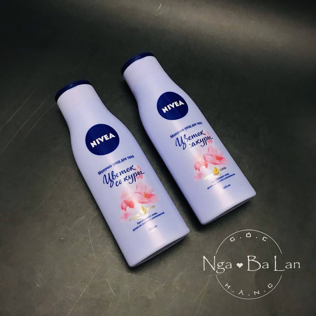 Dưỡng thể Nivea - Hàng Nga, mùi hoa anh đào 200ml | WebRaoVat - webraovat.net.vn