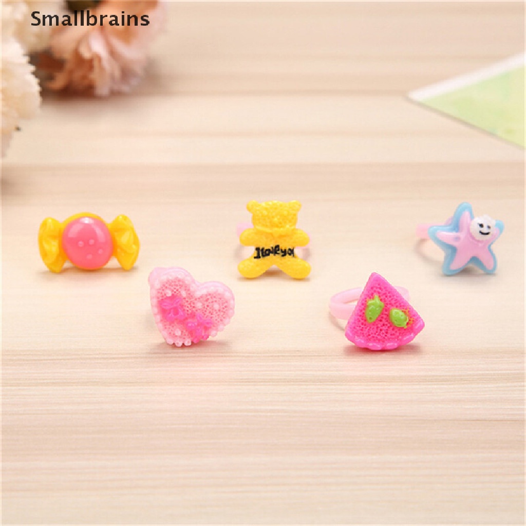 Set 10 Nhẫn Hoạt Hình Xinh Xắn Cho Bé