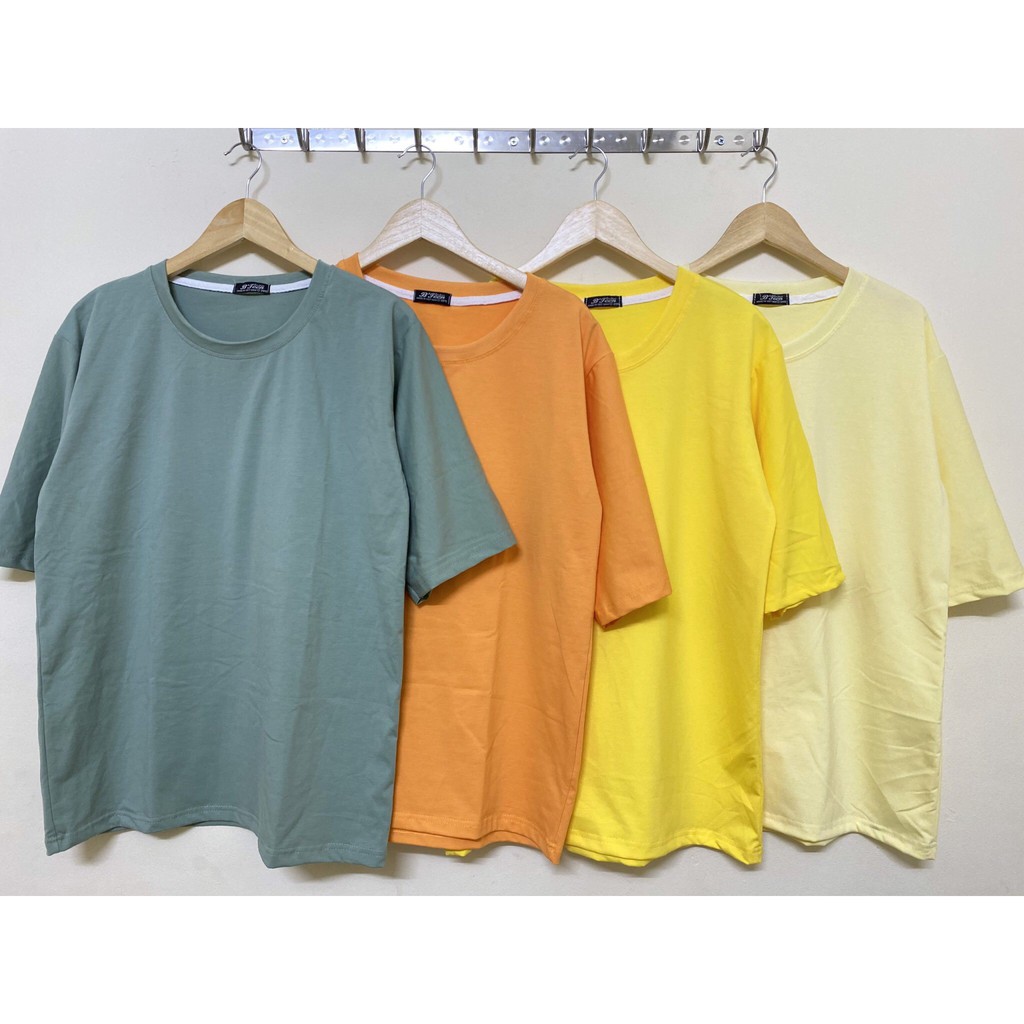 Combo 5 áo phông dáng rộng 250k // ÁO THUN TAY LỠ TRƠN UNISEX |B'TEEN|