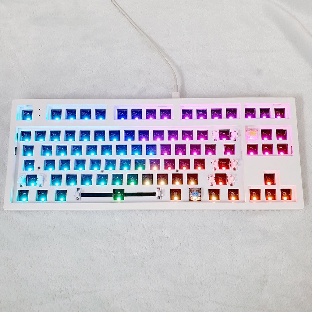Bộ kit bàn phím cơ FL-Esports MK870 - Hotswap Led RGB - Sẵn foam - BH 12 tháng