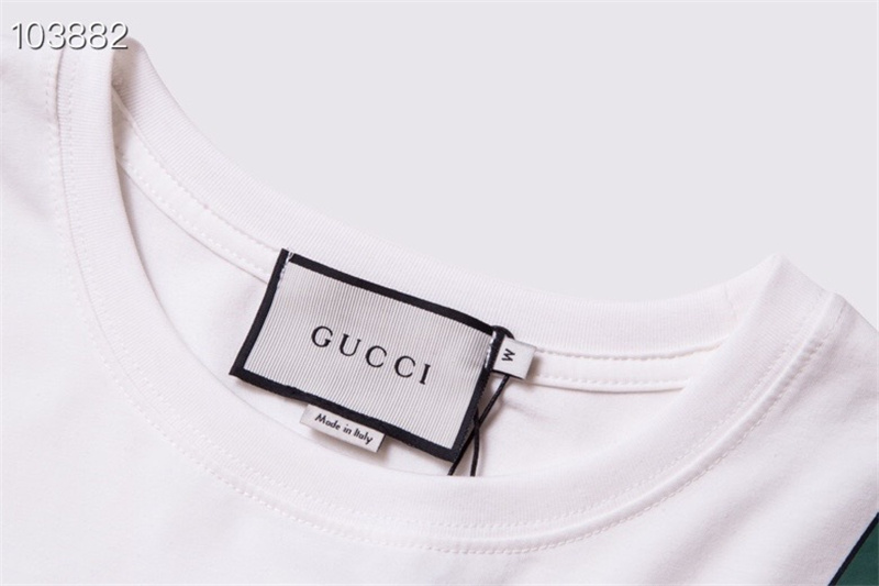 GUCCI Fashion casual round neck cotton couple short-sleeved T-shirt 2270#