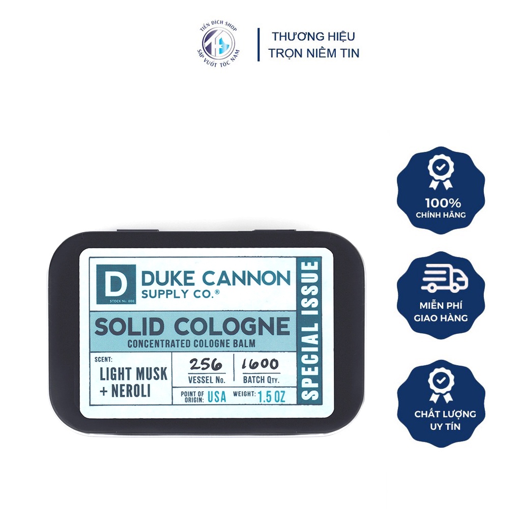 Nước hoa khô Duke Cannon 30g  Made in USA