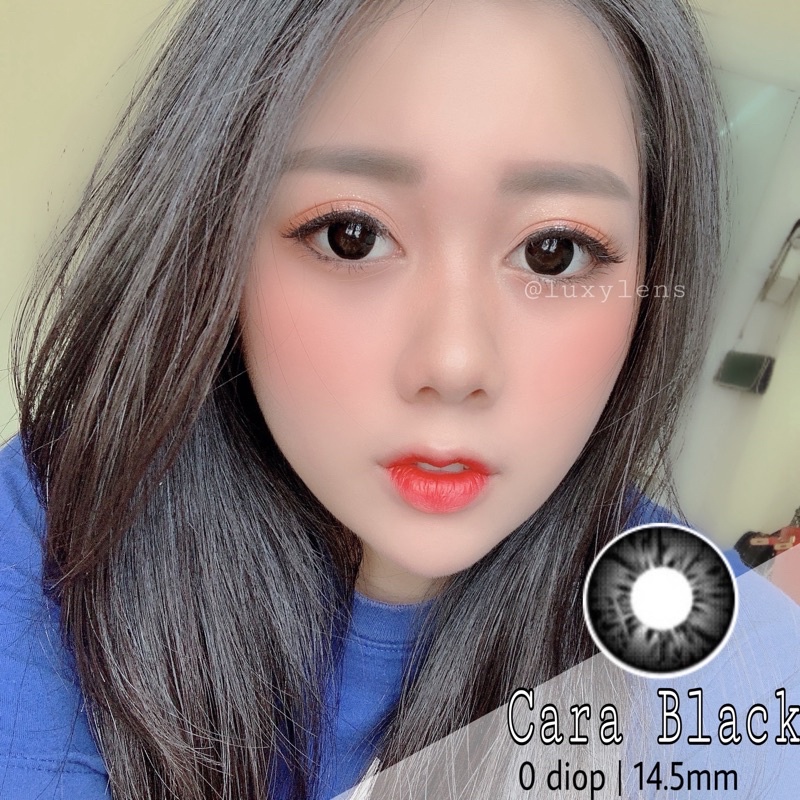 [ Ảnh Thật ] 4 Mẫu Lens Black 0 Độ 14-14,5mm - Lens Hàn Quốc Luxy Lens Uy Tín Số 1 Hà Nội