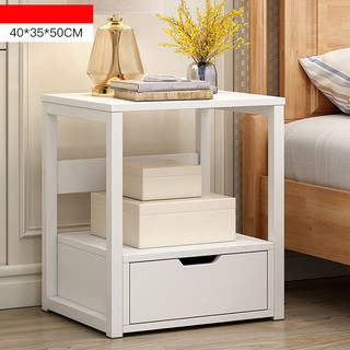 Tủ đầu giường - Bàn/tab khung thép 1 ngăn kéo - Táp đầu giường