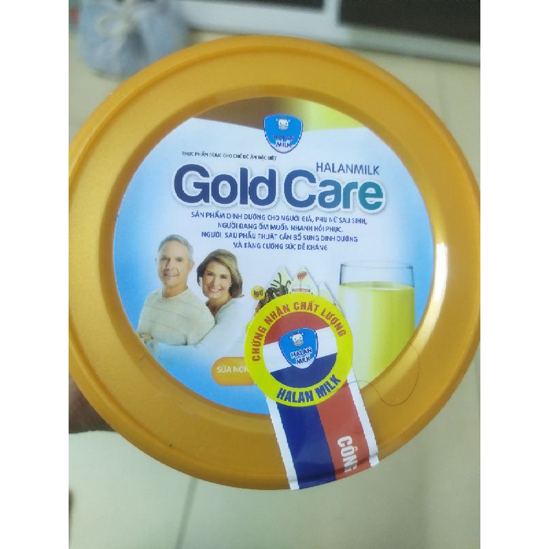 PHỤC HỒI SỨC KHOẺ SAU SINH , SAU MỔ - SỮA BỘT HALANMILK GOLD CARE 400g- Đông trùng hạ thảo, sữa non, nano curcumin