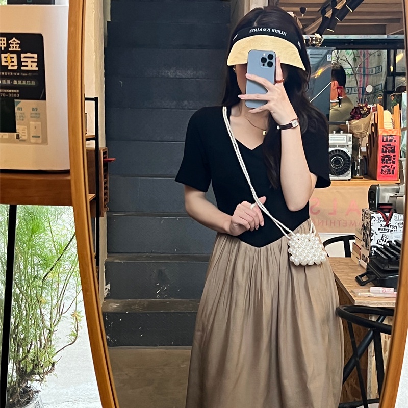 Đầm PERTY thiết kế mỏng phong cách Hàn Quốc thời trang mùa hè mới dành cho nữ