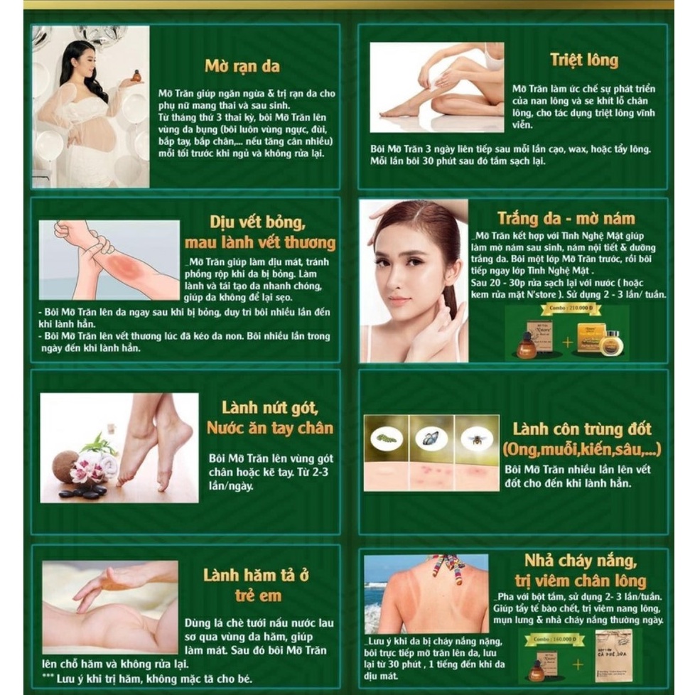 [Che Tên] Mỡ Trăn Nguyên Chất Mờ Rạn Da, Làm Dịu Vết Bỏng, Dưỡng Da Sau Cạo Lành Tính 75g