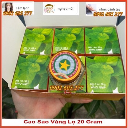 [HÀNG CHÍNH HÃNG] CAO SAO VÀNG (DẦU CÙ LÀ DƯỢC) TRUNG ƯƠNG 3 - 20GR