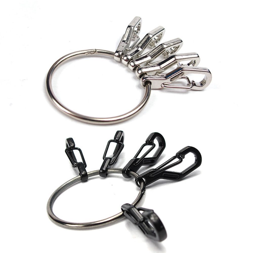 Set 4/5 móc chìa khóa EDC nhiều màu sắc tháo gỡ nhanh