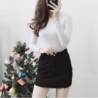 Váy quần váy cao cấp siêu co giãn chụp thật